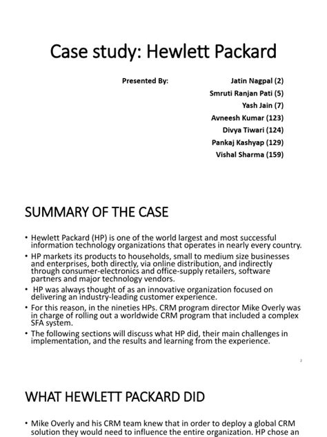 Case Study: The Hewlett.